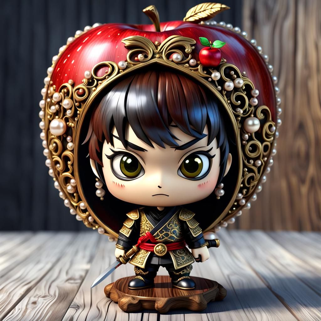 Chibi - Apple Head Ninja Warrior