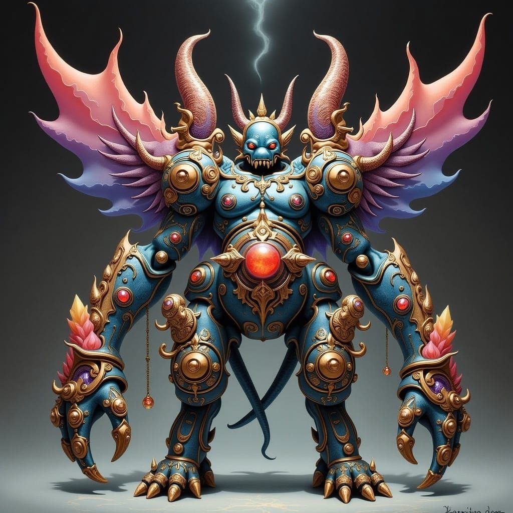 Biomechanical Abomination in Junji Ito Style