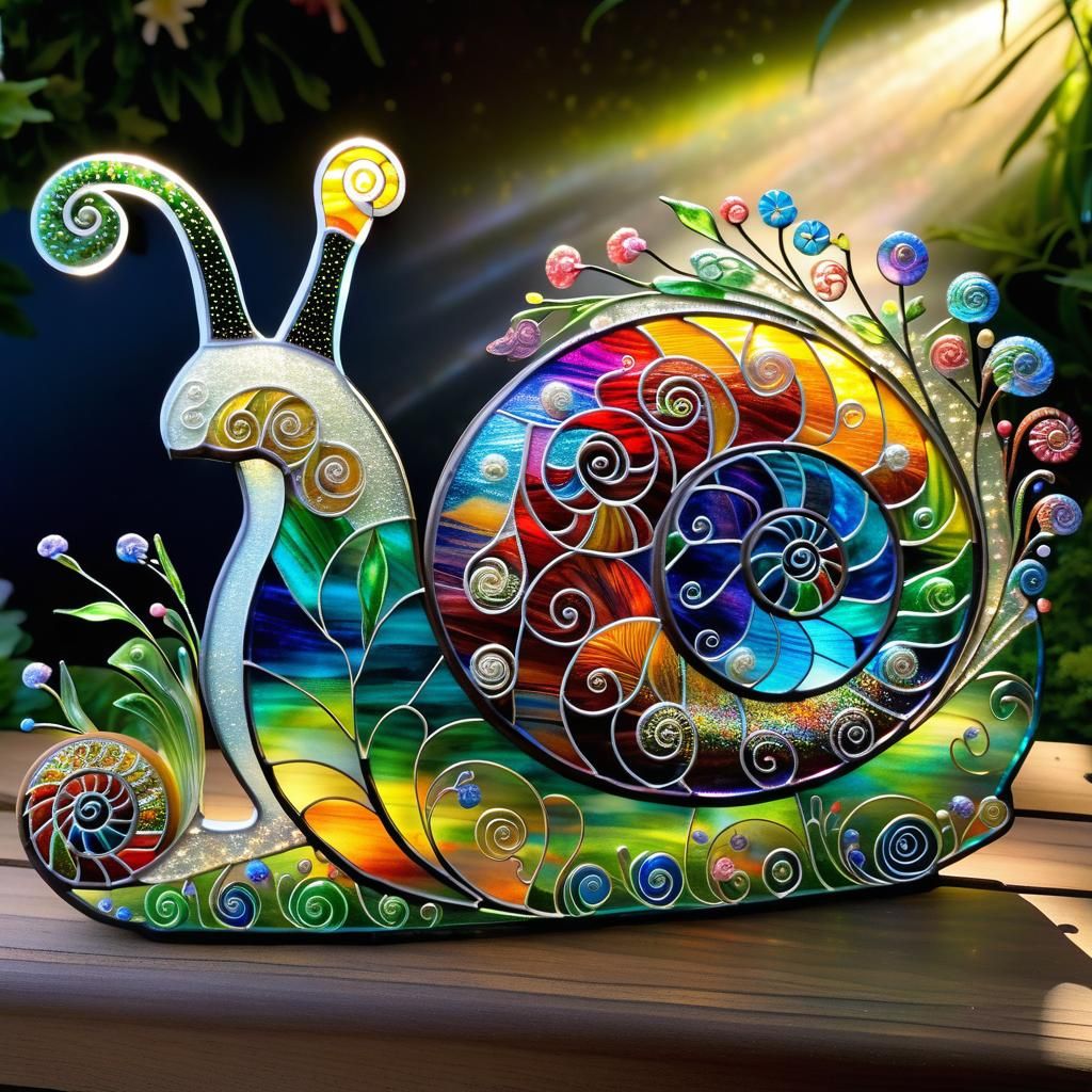 Stained glass snail🐌
