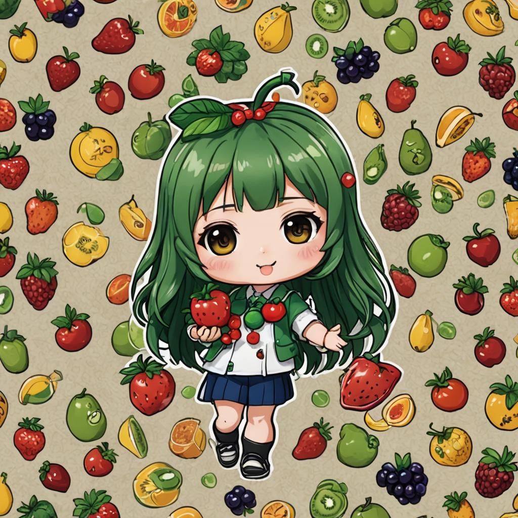 Chibi frutta e verdura