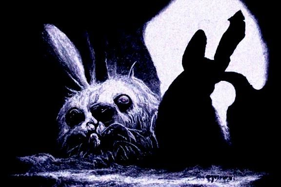 Bad Bunny Horror: A Doré and Rutkowski Fusion