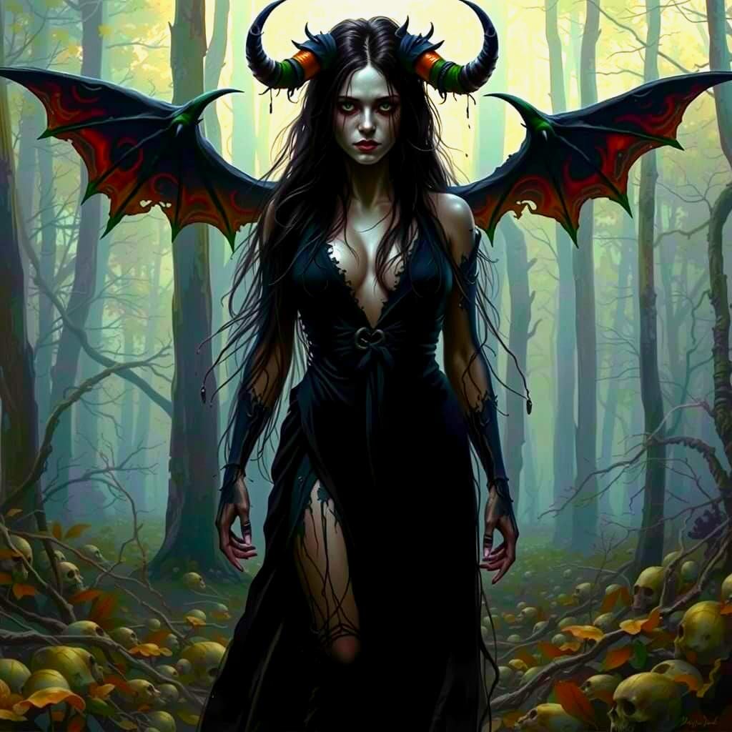 Dead Demon in Barren Forest, Nightmare Masterpiece