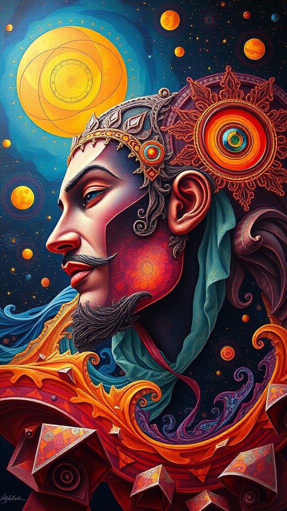 Escape from Reality Moebius contrasting colors deep color wa...