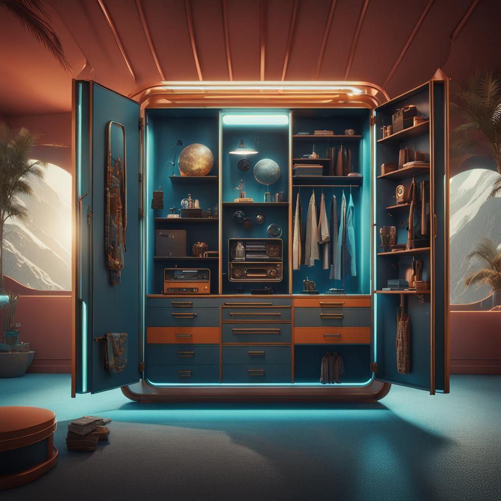 Mid Century Futuristic Video 1 for Mid-Century Chifforobe