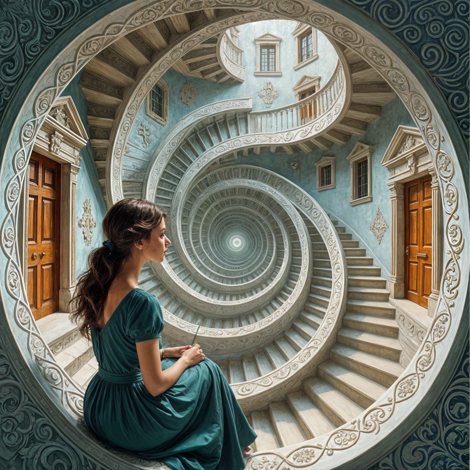 Oil Painting of a Limited Infinity