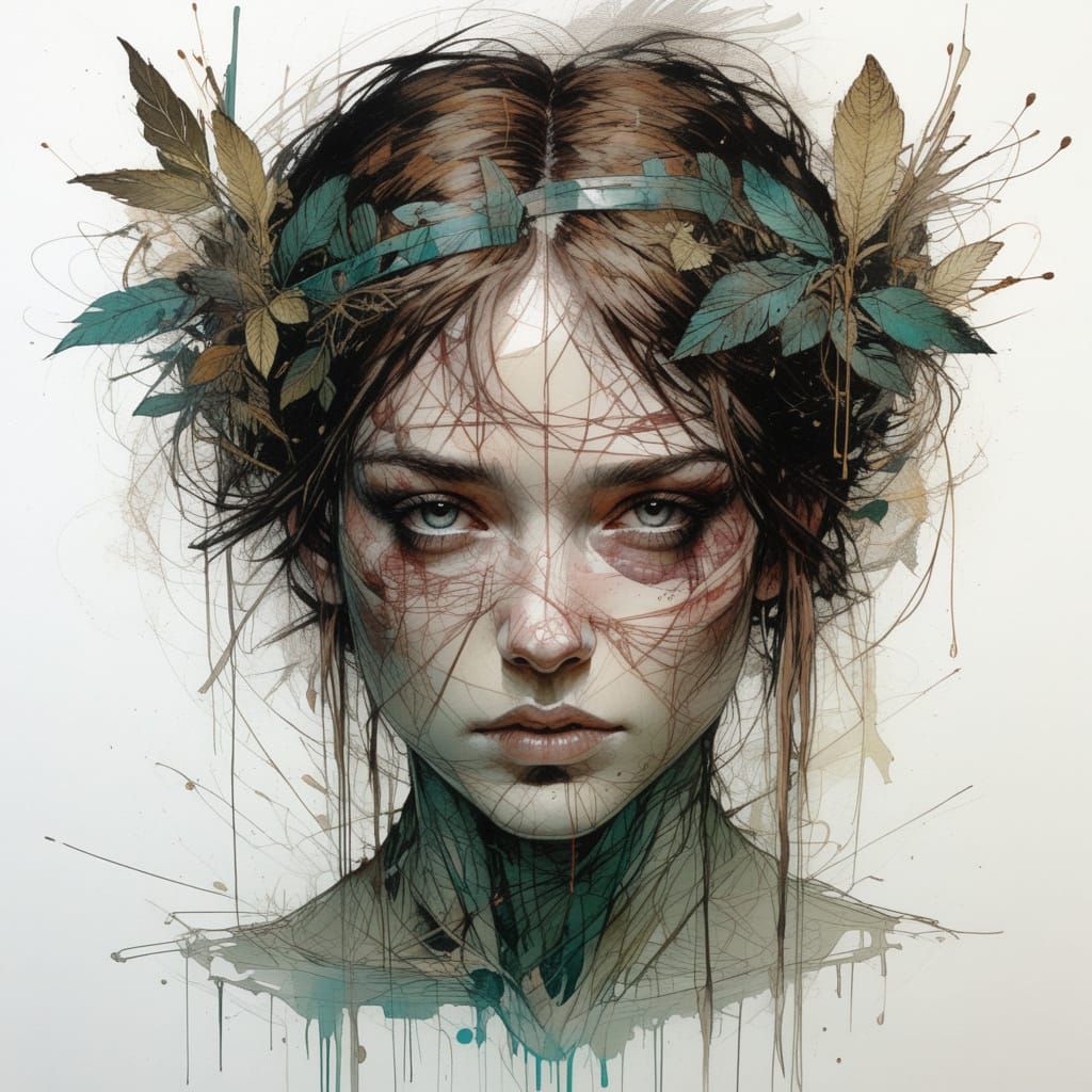 Dark Cyberpunk Cityscape in Neon Lights