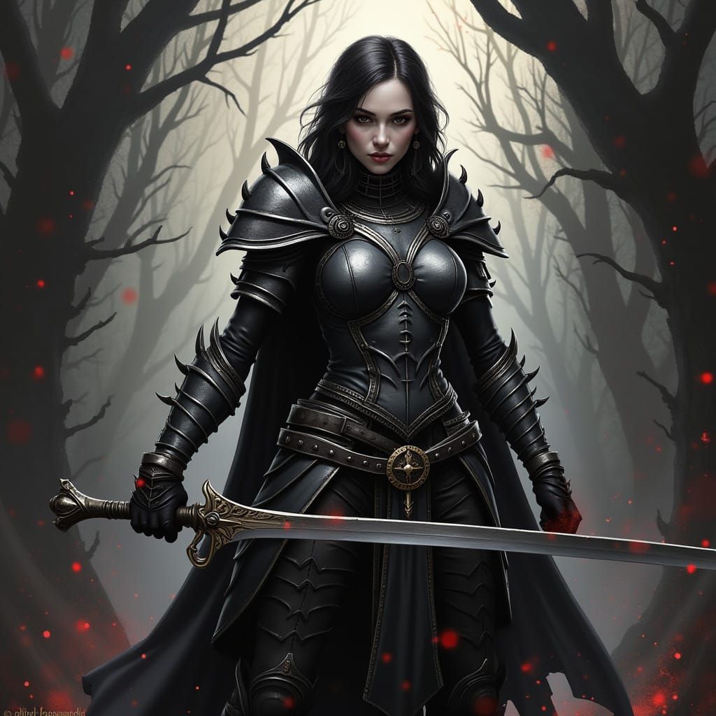 Dark Fantasy Art in the Style of Grimdark