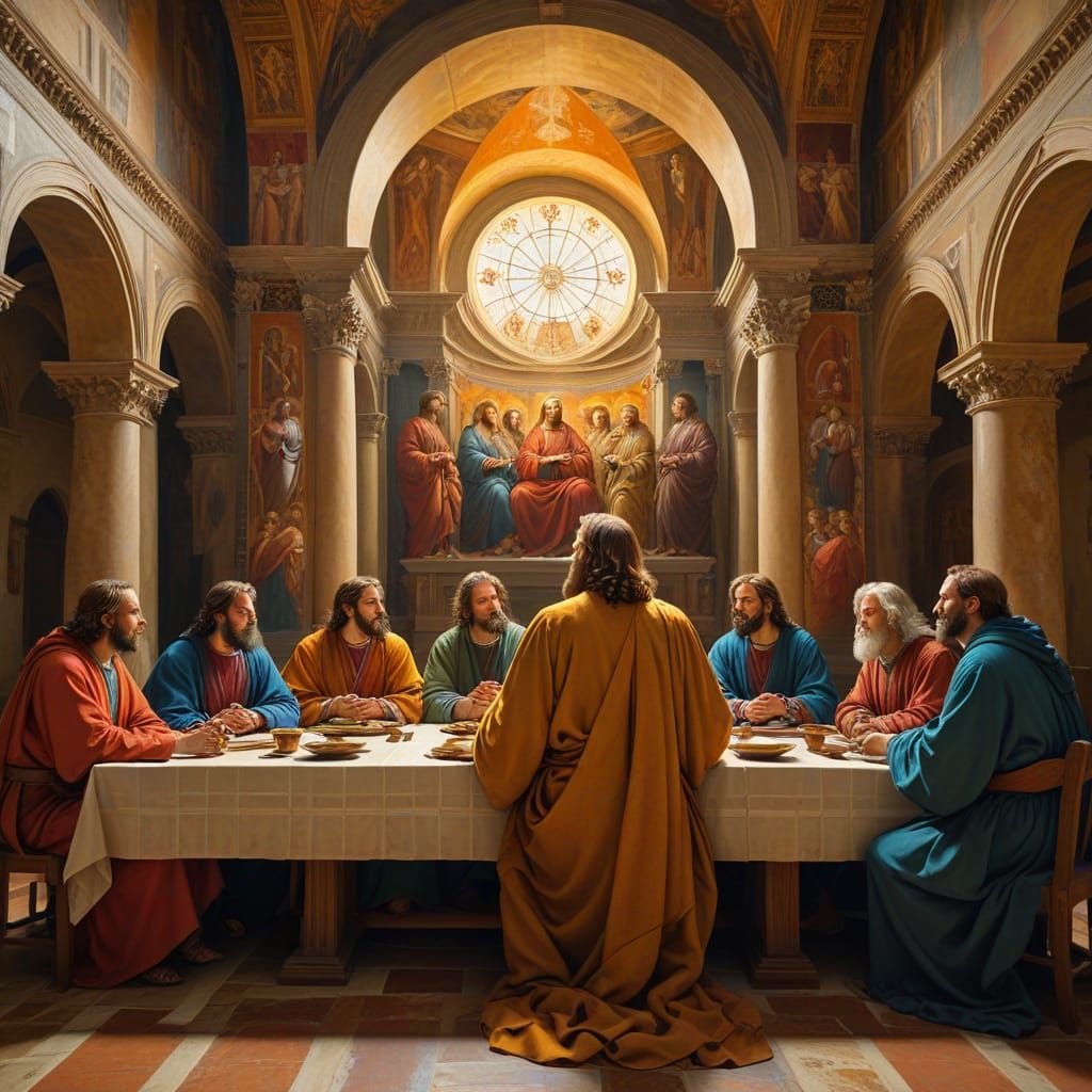 Iconic Renaissance Masterpiece of The Last Supper