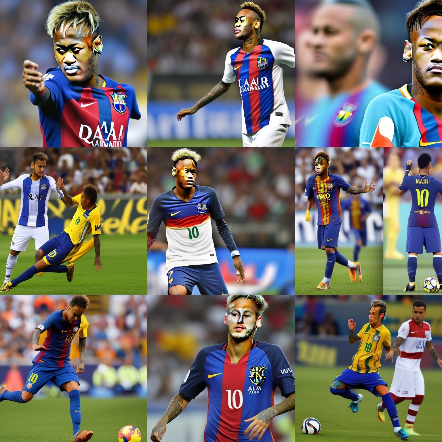 AI Interpretation of 'neymar'