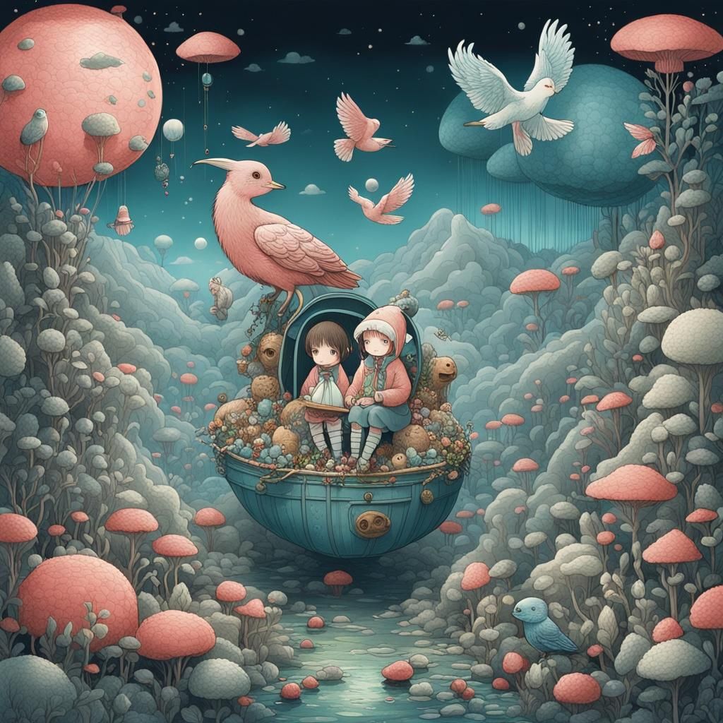 Yuko Higuchi's Fantastical Universe with Cute Animals
