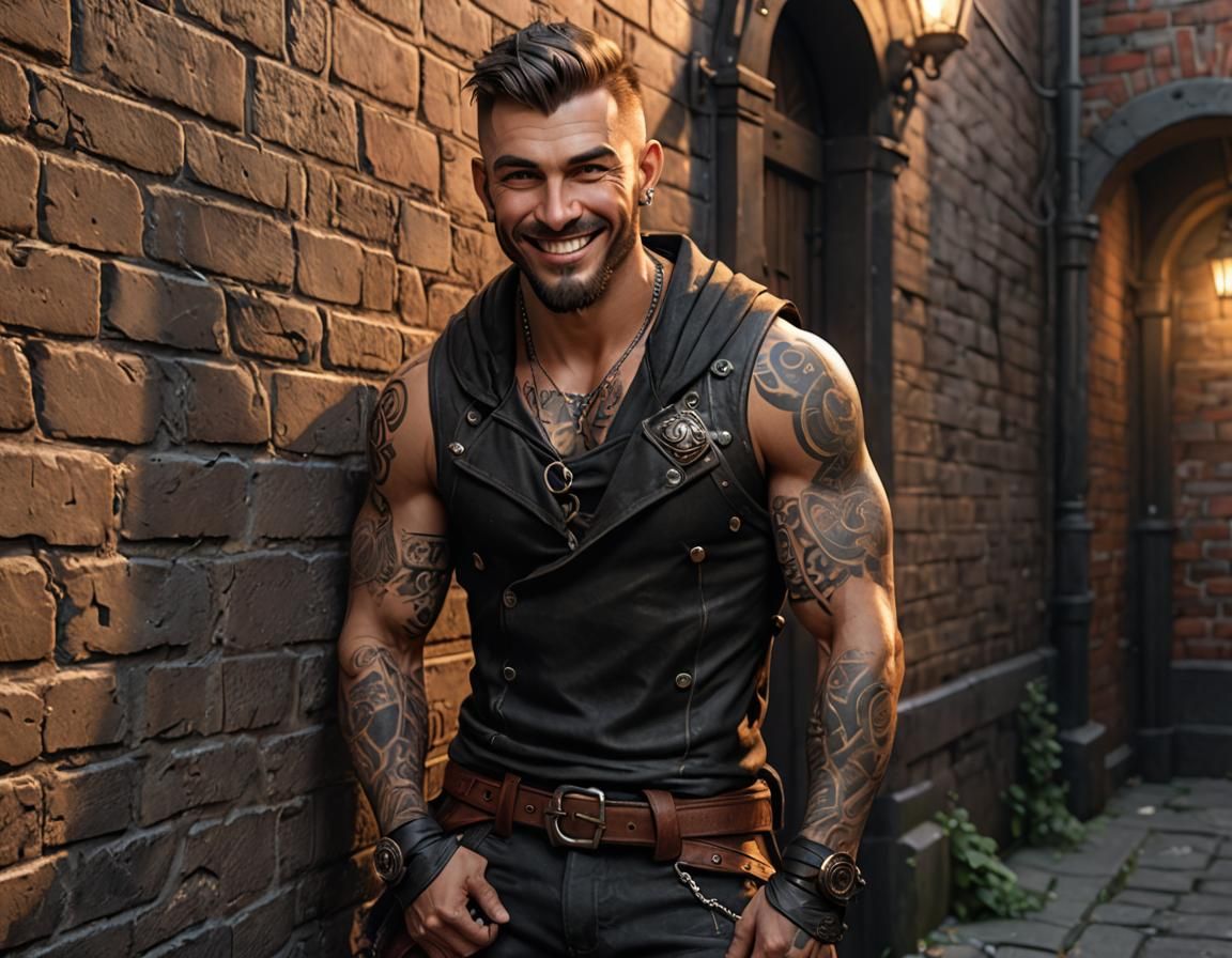 Galen, smiling scoundrel and rogue