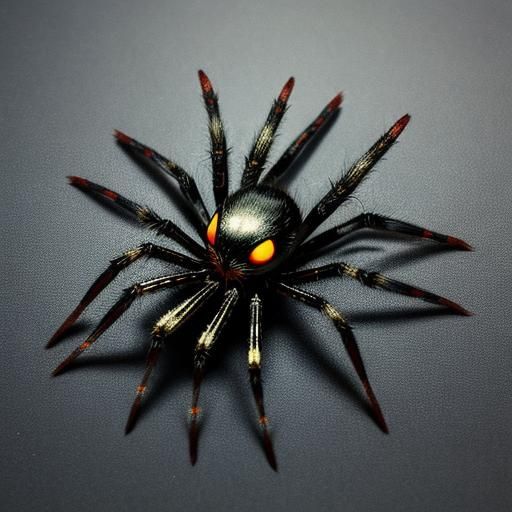 Detailed Portrait of a Pet Spider