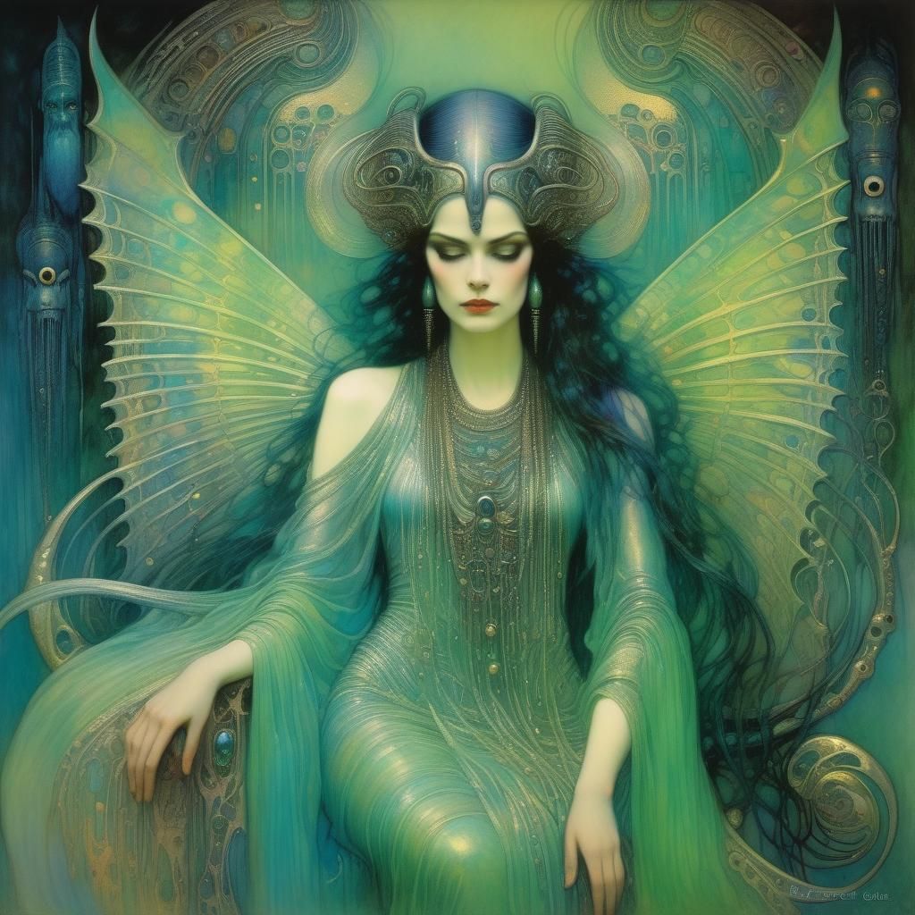 Surreal Fusion Inspired by Art Masters