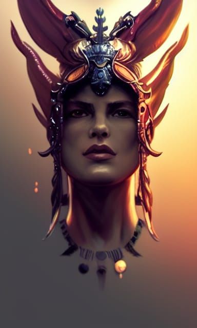 Justice Portrait in Hyperdetailed Digital Art Style