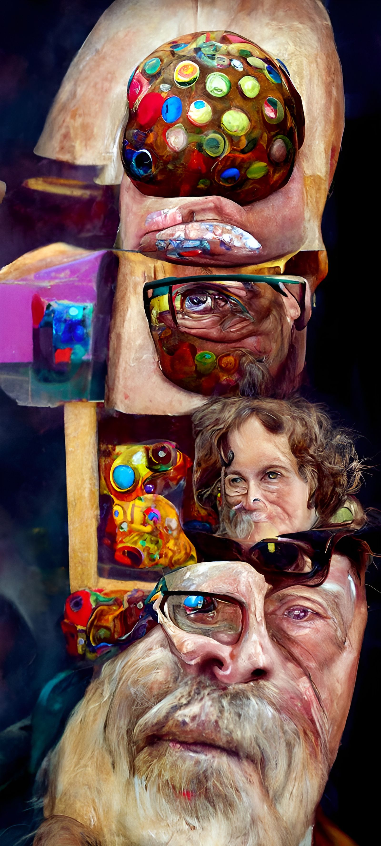 Ethereal Hyperdetailed Landscape Inspired by Surrealist Mast...