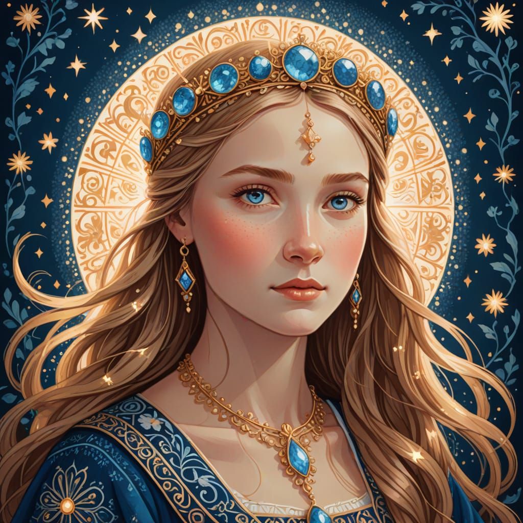 Enchanted Latvian Princess Shines with Inner Light