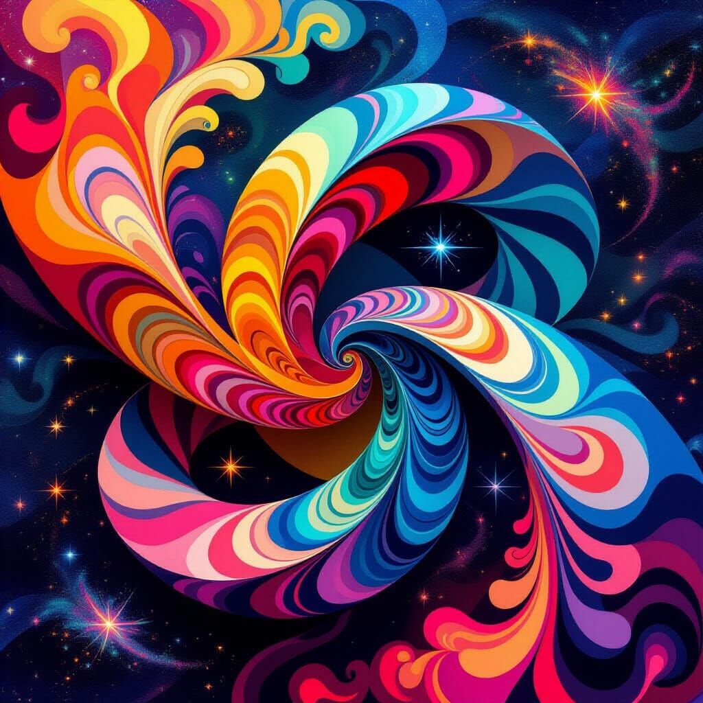 Cosmic Mobius Strip in Holographic 3D