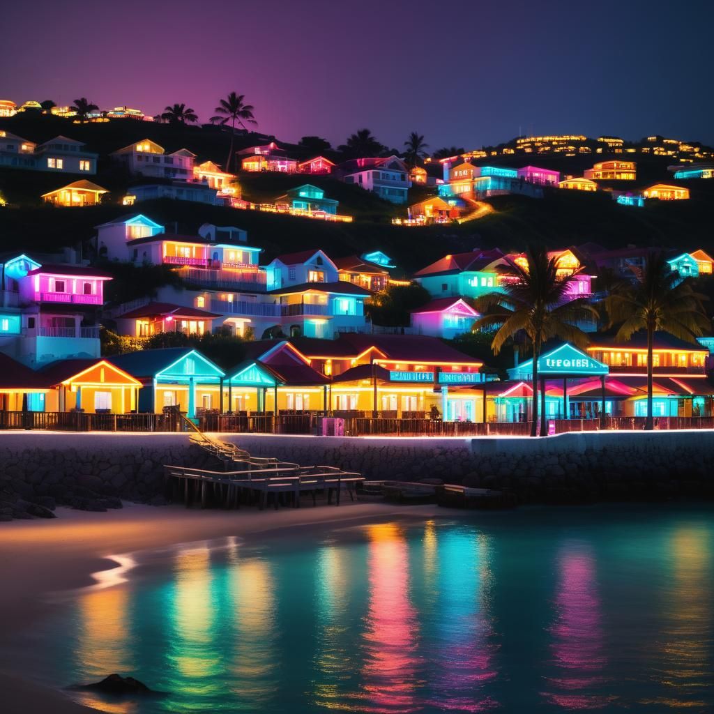 Beautiful neon lights