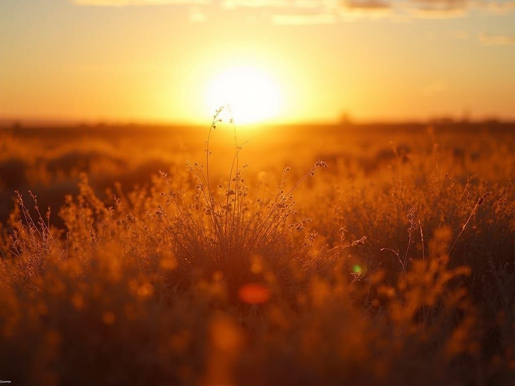 Spinifex Nullarbor Plain Heat Shimmer
