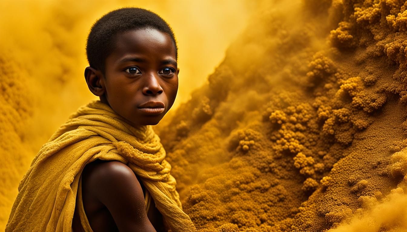 Sulfur Worker Toiling Inside Indonesian Volcano Crater