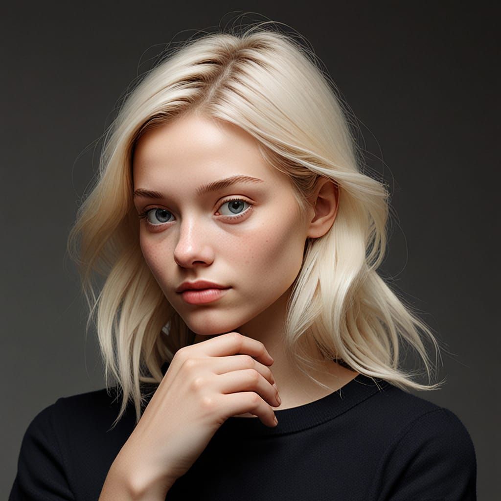 Surreal Minimalist Scene in Bold Lines