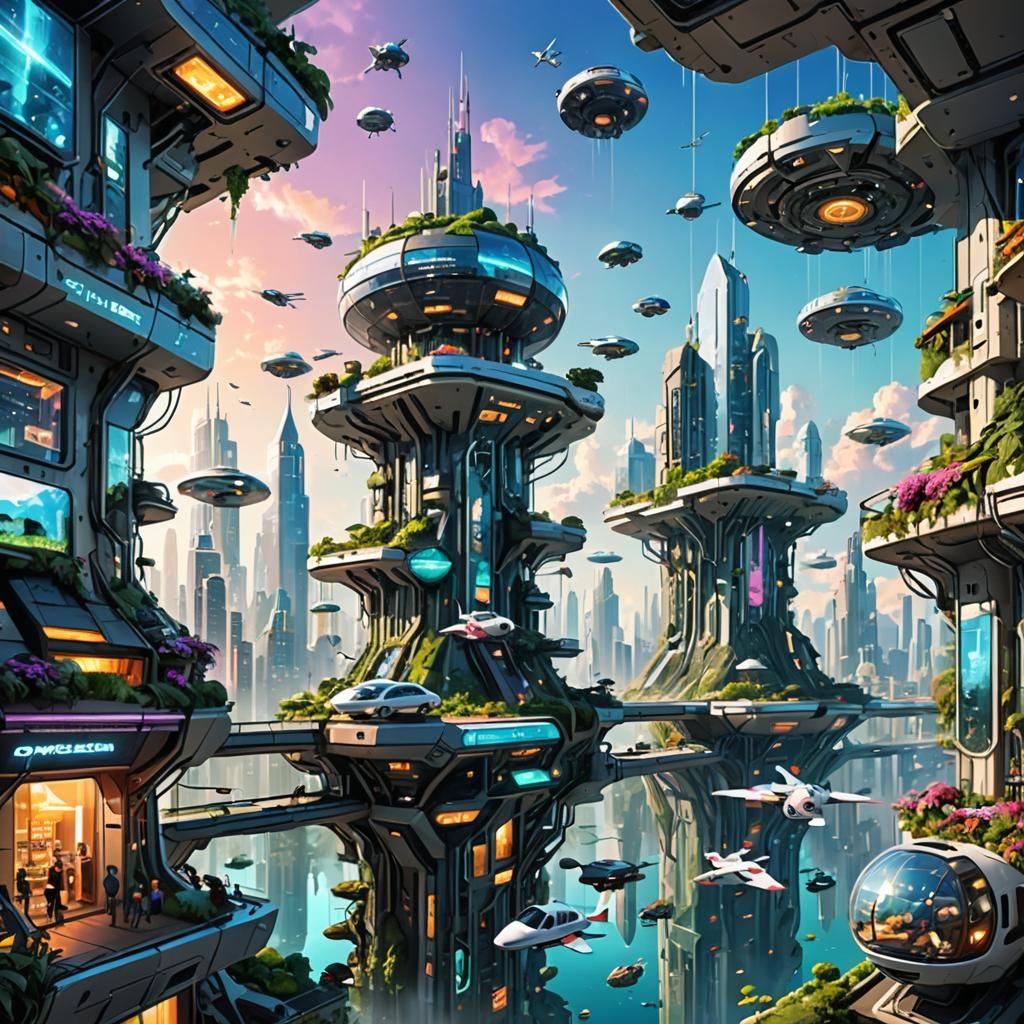 Futuristic city