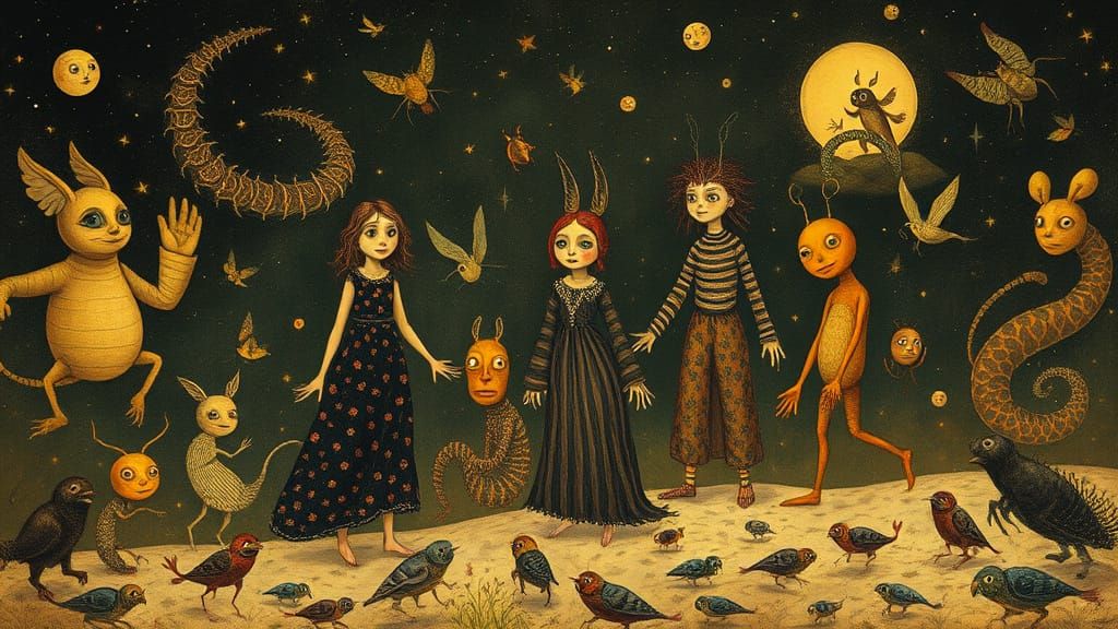 Dreamlike Community Celebrates Peculiarity in Cosmic Space