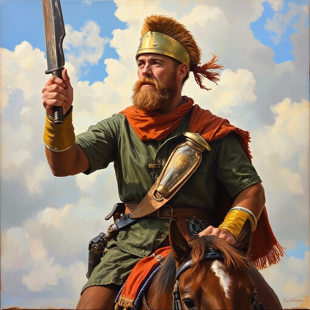 Duppy Conqueror in Oil Painting Style