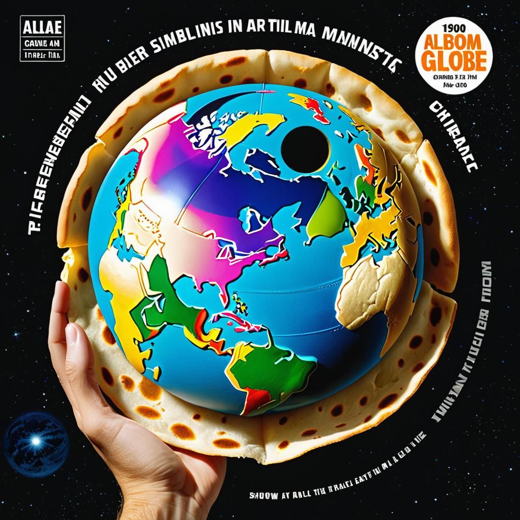 Surreal Globe in Pita Bread Album Cover
