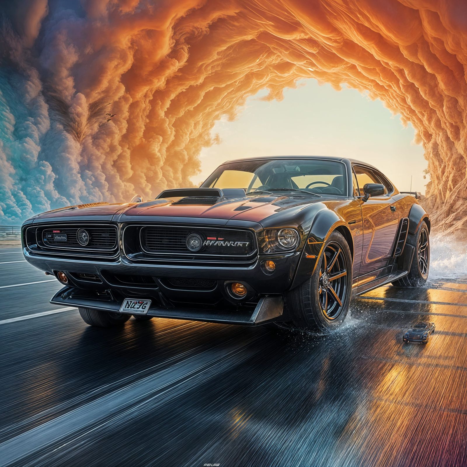 Hellcat Charger and Prowler Fusion: Hyperrealistic Concept A...