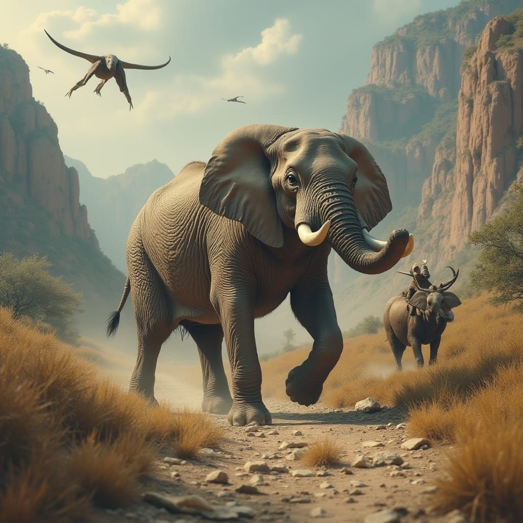 Extinct Animals Roaming