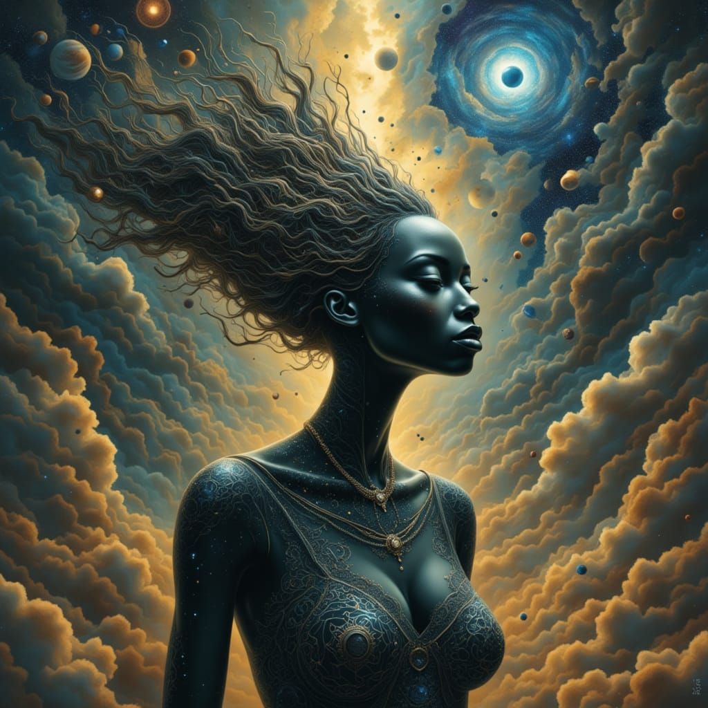 Spectral Black Queen in Celestial Ballroom