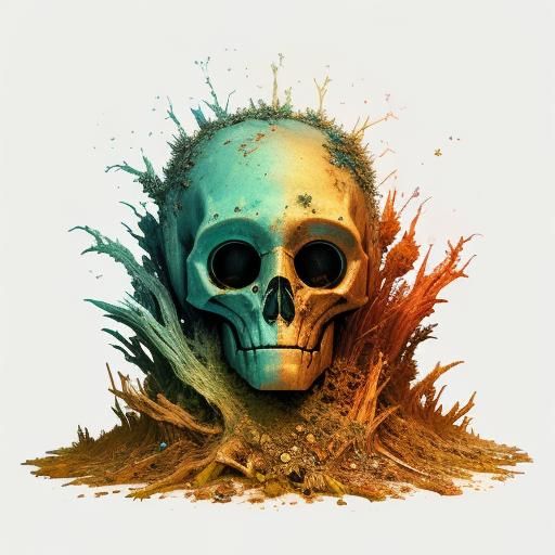 Eerie Spectral Eloise in Surrealist Technicolor