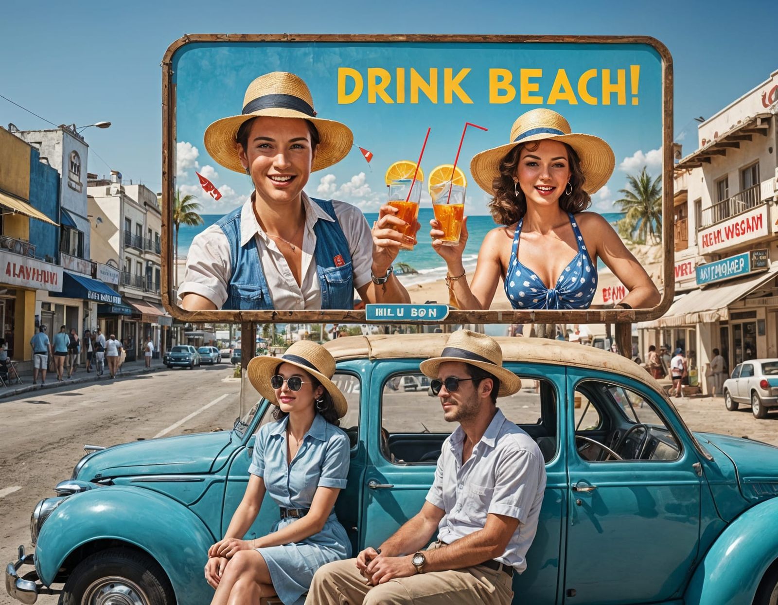 Vintage Road Trip to Sunny Beach