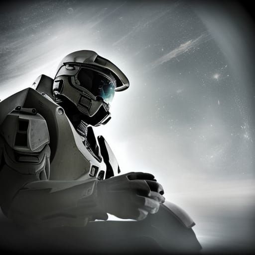 Master Chief Spacewalk Portrait