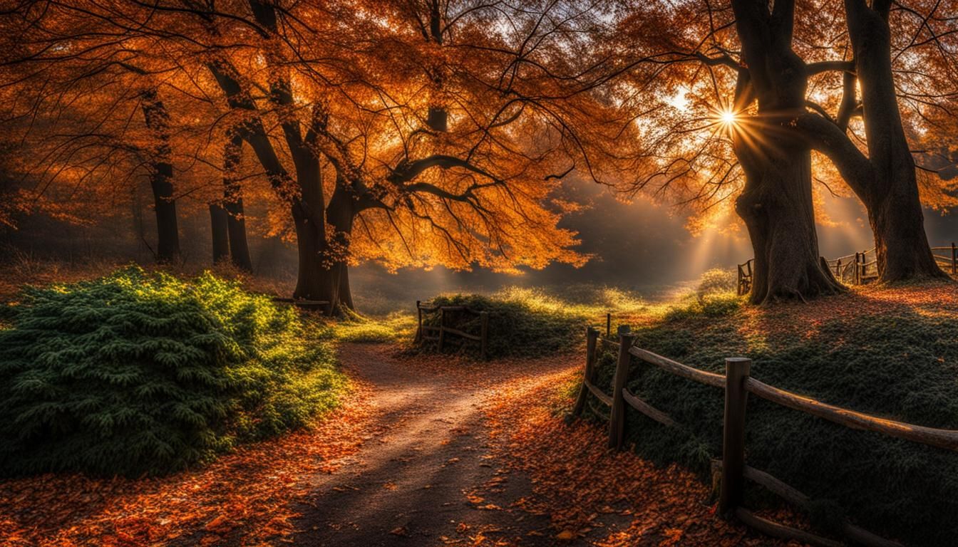 Photorealistic November Landscape in High Definition