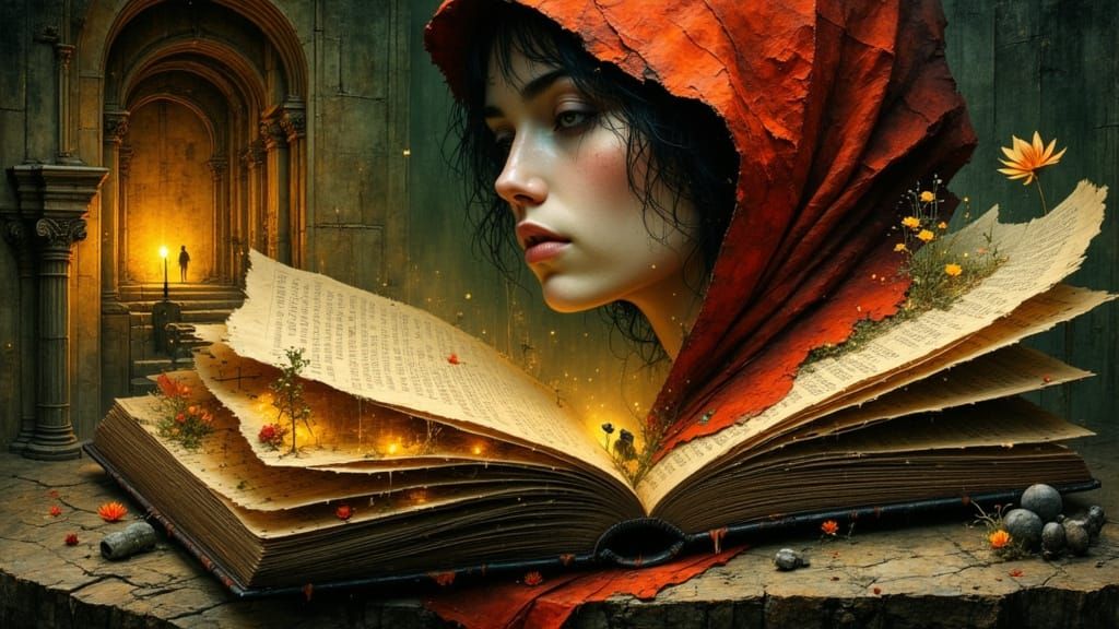 Surreal Books with Miniature Worlds, Inspired by Little Red ...