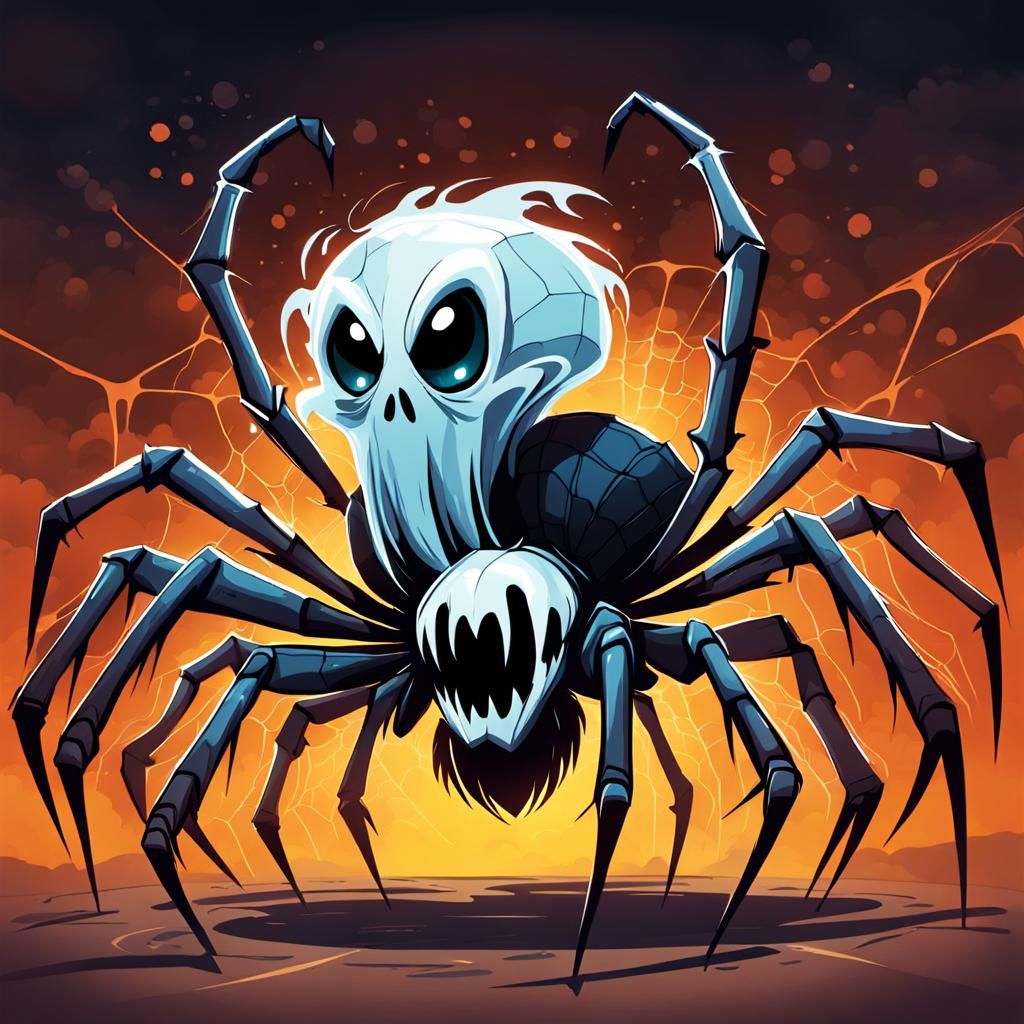 Nocturna - a ghostly spider
