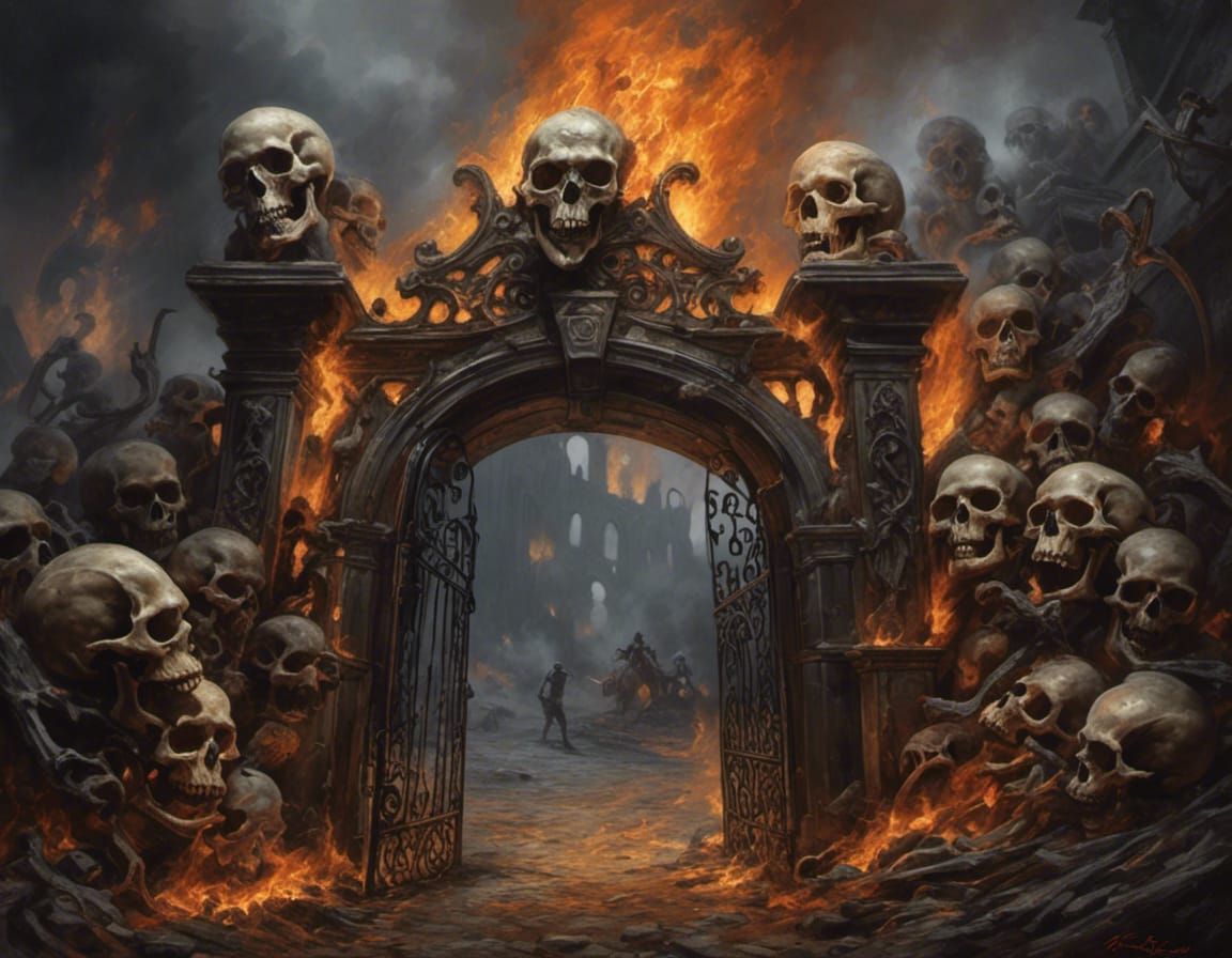 Photorealistic Bone Keys to Open Gates of Hell