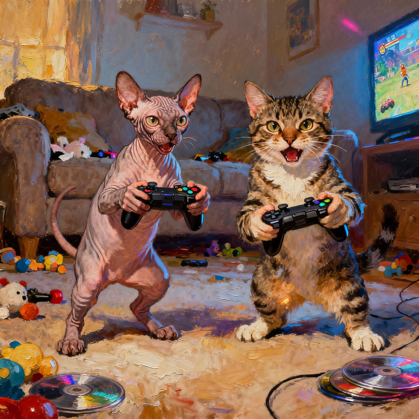 Let's fight instead!