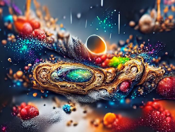 Celestial Geode Reveals the Cosmos Within