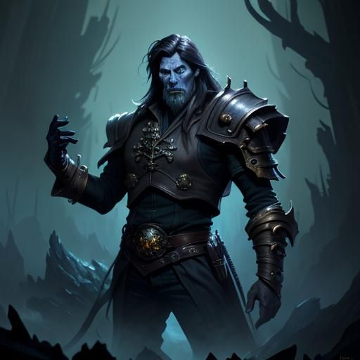 Davy Jones: Dark Fantasy Concept Art in 8k