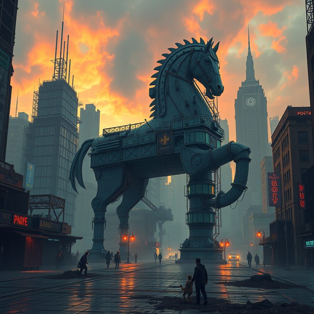 Cyberpunk Dystopian Megastructure Unveils Urban Secrets