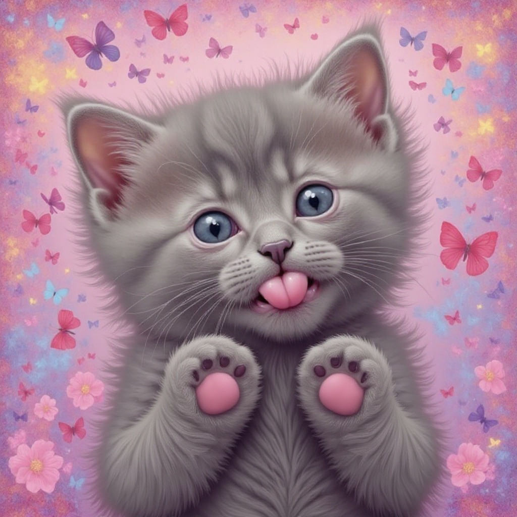 Kitten Grooming: A Close-Up of Feline Hygiene