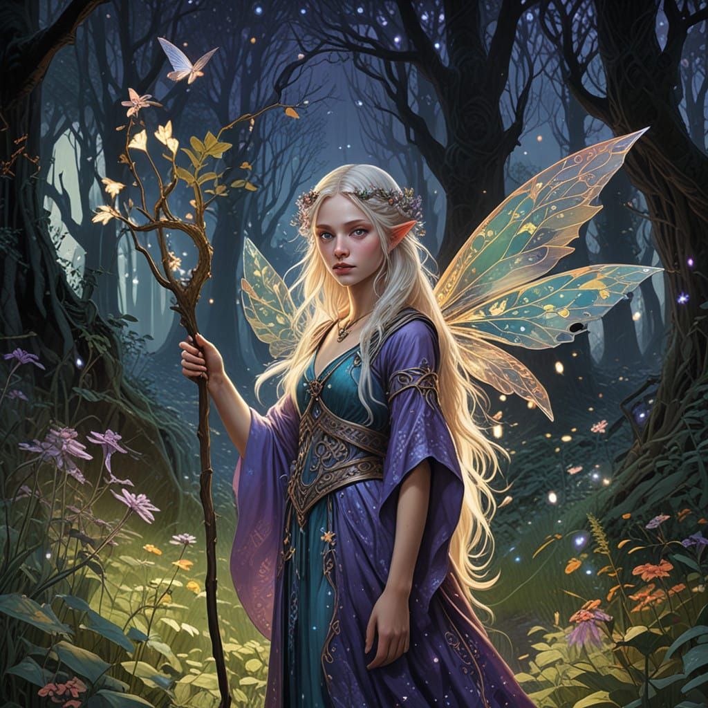 Sorceress of the Whimsical Feywild