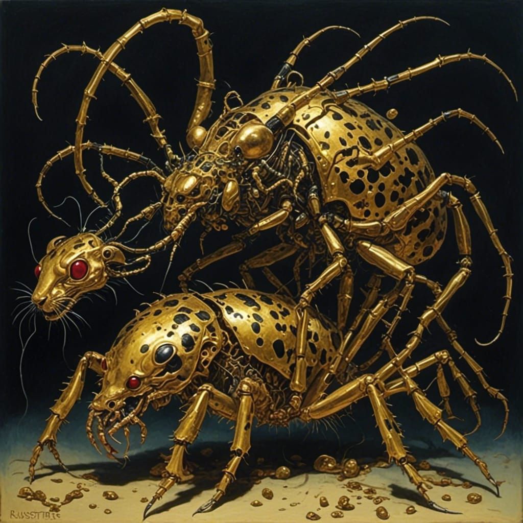 Golden Chimera Monsters Showcase LoRA Model