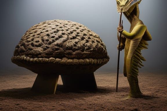 Surreal Mr. Jones Meme with Reptilian Shapeshifters
