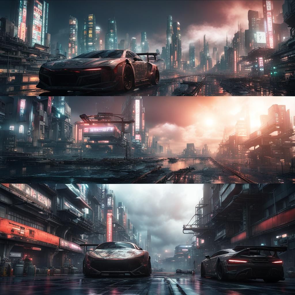 Dystopian Tokyo: A Cyberpunk Cityscape Photography