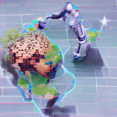 AI-Generated Blank Canvas