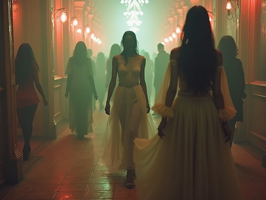 Abstract Demon Art Piece in Surreal Lighting